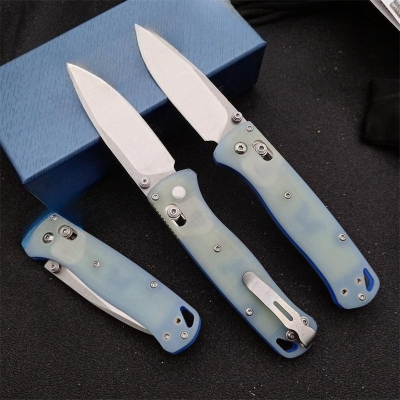 BM535 Gradient Blue G10 Handle S30v Outdoor Folding Tool