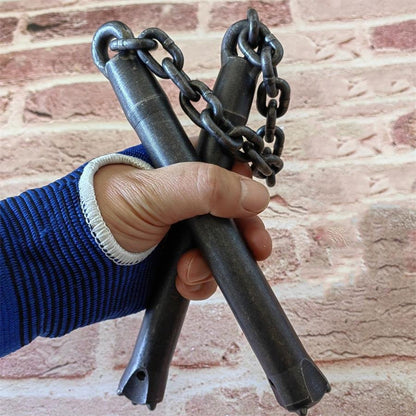 Strumento portatile da esterno con catena di sollevamento 2 in 1 e finitura lucidata