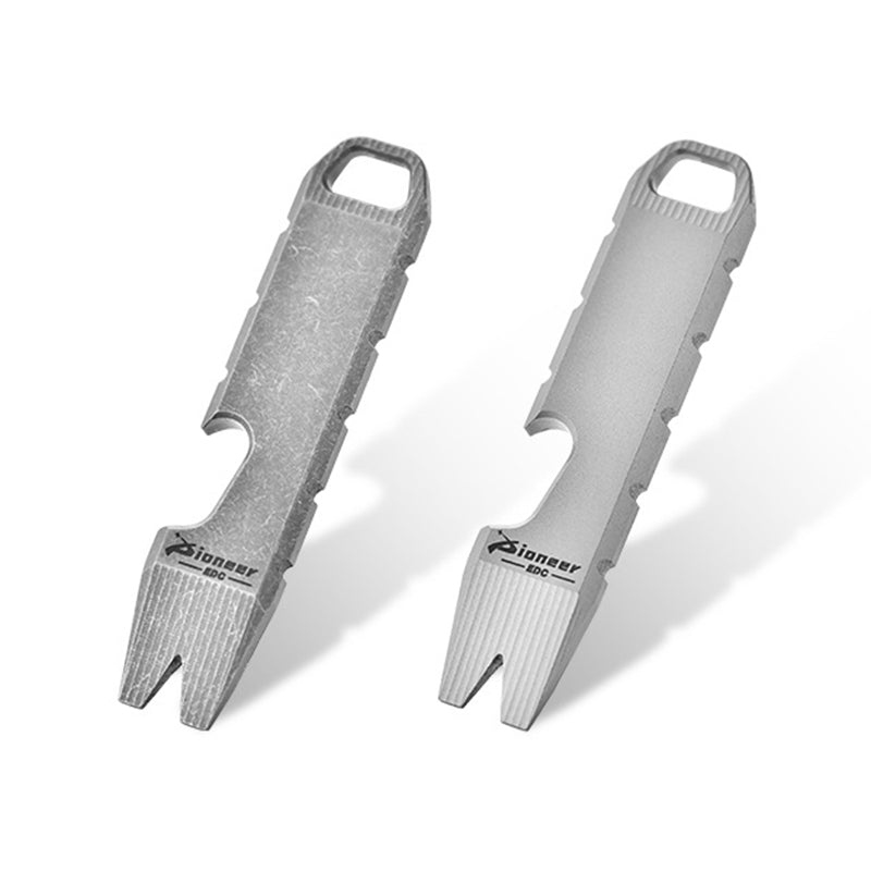 Mini Titanium Bottle Opener EDC Tool Keyaccessoryr Backpack Easy Carry