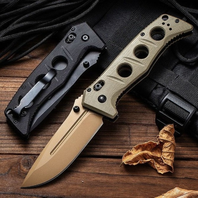 BM275SFE-2 G10 D2 Herramienta Plegable de Exterior con Recubrimiento de Titanio