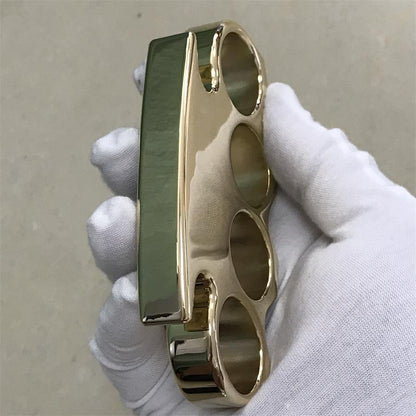 Outil extérieur classique en métal poli miroir avec grand trou
