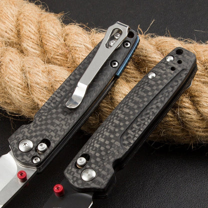 BM485 Kohlefasergriff D2 Outdoor Klappwerkzeug