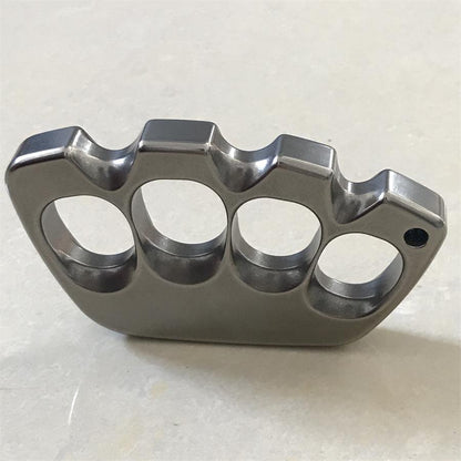 Creative Stonewashed Polished Style Big Hole Titanium Outdoor Tool