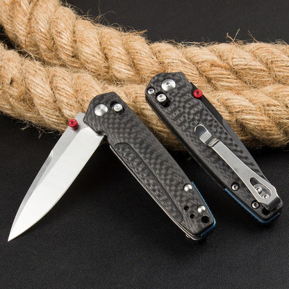 BM485 Kohlefasergriff D2 Outdoor Klappwerkzeug