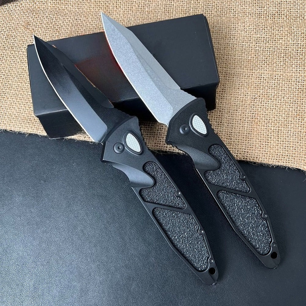 Damascus Steel-clad Aluminum Alloy Handle Outdoor Portable Tool