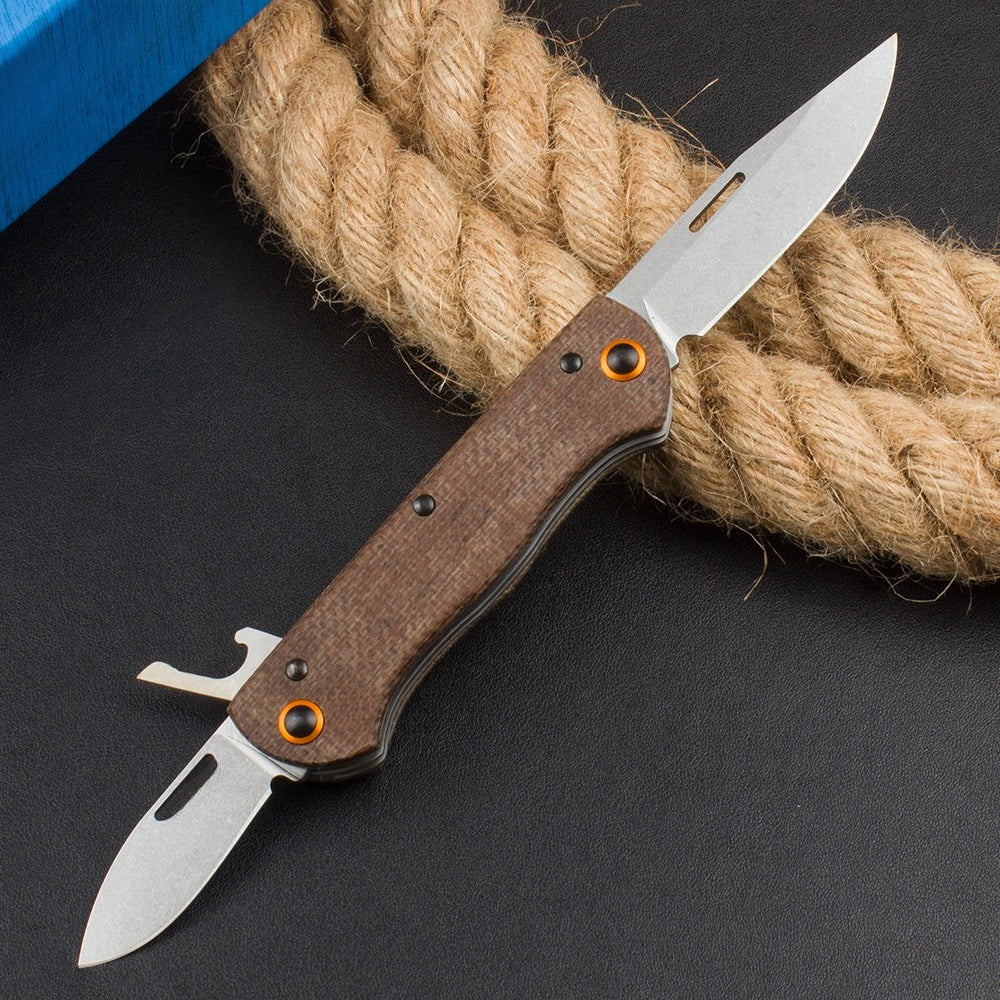 BM317 Portable Brown Linen Multifunctional Outdoor Tool