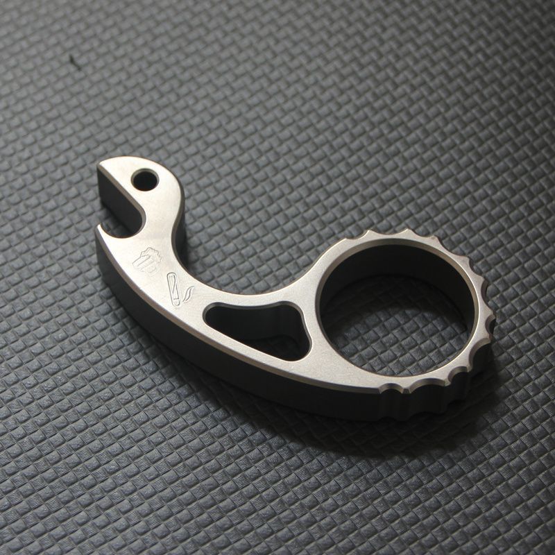 Titanium Alloy Snail Multi-function Bottle Opener Keyaccessoryr Backpack EDC Tool