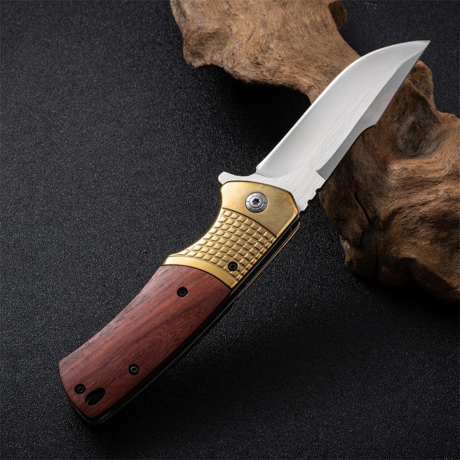 Wooden Handle Outdoor Folding Steel Tool