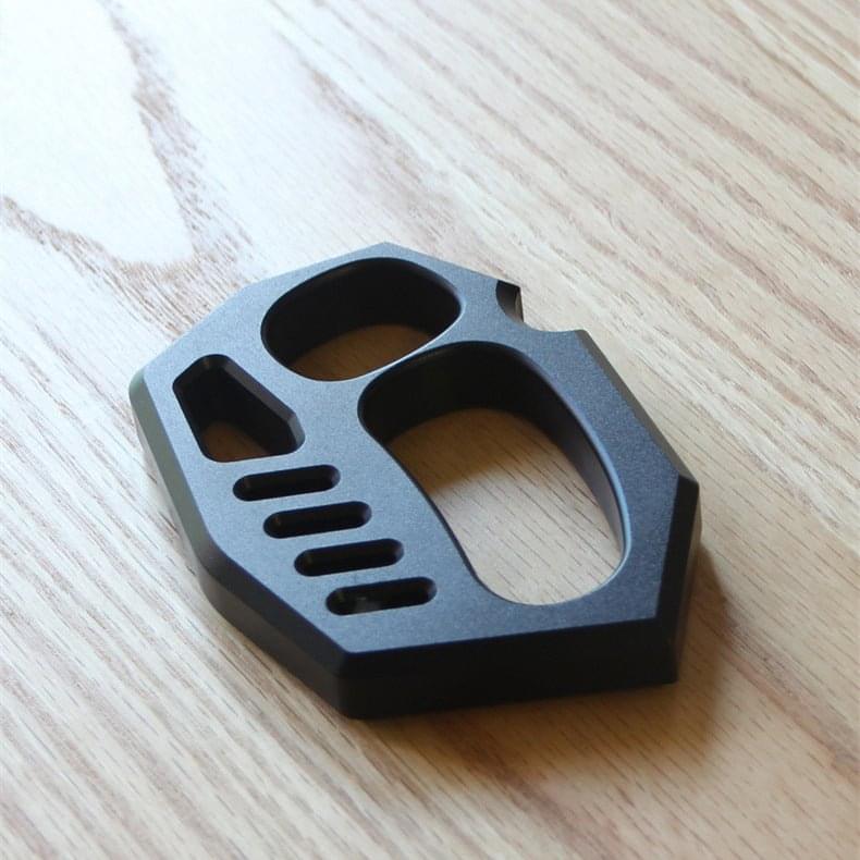 Puños de aleación de aluminio negros y ligeros - Tacsafeworld EDC Gadgets