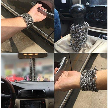 Golden Dragon Full Stainless Steel Self Defense Chain - Tacsafeworld EDC Gadgets