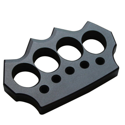 Knuckles Weapon Black Aluminium Alloy Light - Tacsafeworld EDC Gadgets - Tacsafeworld EDC Gadgets