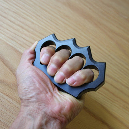 Knuckles Weapon Black Aluminium Alloy Light - Tacsafeworld EDC Gadgets - Tacsafeworld EDC Gadgets