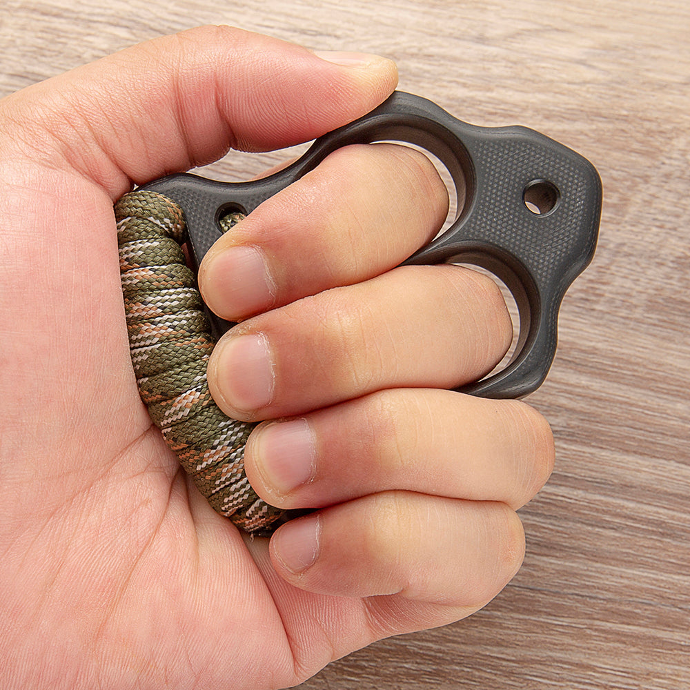 2025 Nuove nocche a due dita in fibra di vetro G10 senza metallo 