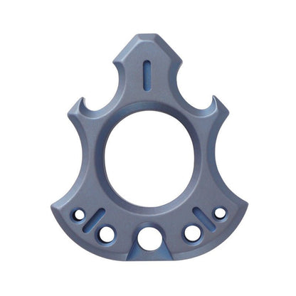 Titanium Alloy Wasteland Style One Finger Knuckle Duster - Tacsafeworld EDC Gadgets