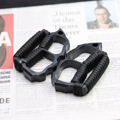 Abridor de garrafas de fibra de carbono preta para o dedo, ferramenta para exterior