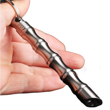Stainless Steel Self Defense Bamboo Kubotan - Tacsafeworld EDC Gadgets