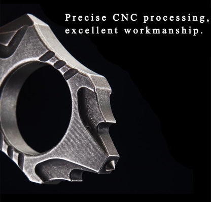 Stainless Steel Self Defense Ring - Tacsafeworld EDC Gadgets