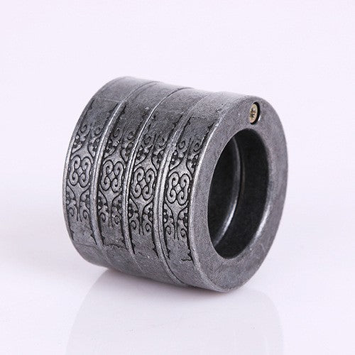Stainless Steel EDC Ring | Outdoor Metal Finger Accessory | CNC Machined