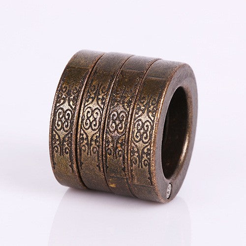 Stainless Steel EDC Ring | Outdoor Metal Finger Accessory | CNC Machined