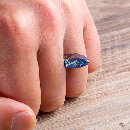 2024 Neue Titanlegierung Spiked Schlagring