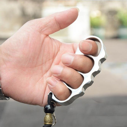 Real 304 Stainless Steel Knuckle Dusters Self Defense - Tacsafeworld EDC Gadgets