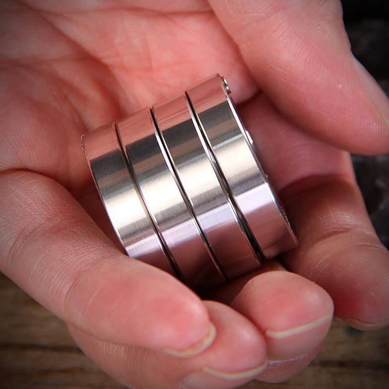 Nudillos de latón plegables de acero inoxidable 440C