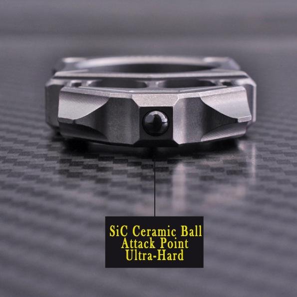 Titanium Alloy Brass Knuckles Self Defense - Tacsafeworld EDC Gadgets