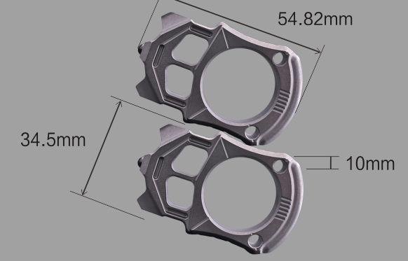 Titanium Alloy Brass Knuckles Self Defense - Tacsafeworld EDC Gadgets