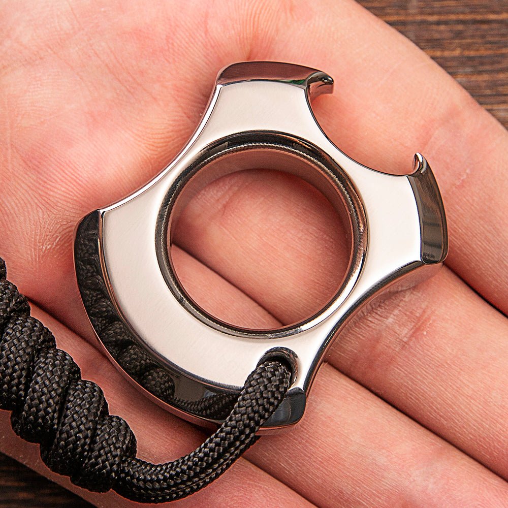 TC21 Titanium Self Defense Ring Bottle Opener - Tacsafeworld EDC Gadgets