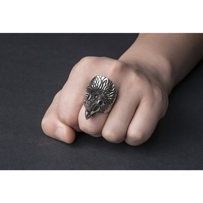 Triceratops Full Stainless Steel Spiked Self Defense Ring - Tacsafeworld EDC Gadgets