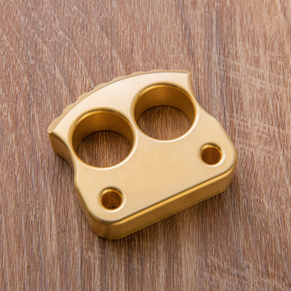 Noccoliere in ottone a 2 dita Afrankart DFK - Gadget EDC Tacsafeworld