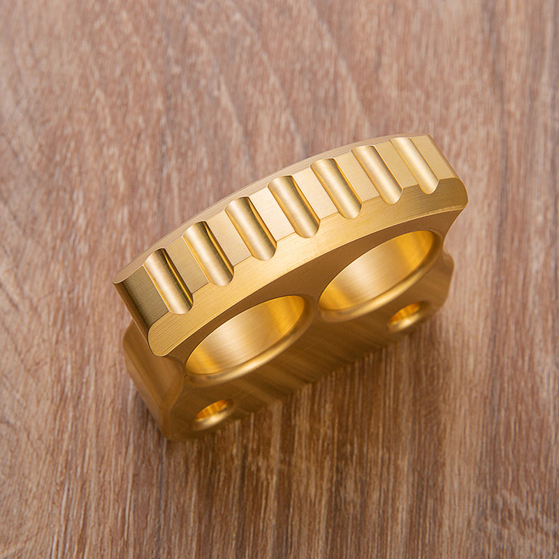 Afrankart DFK 2 Finger Brass Knuckles Knuckle Duster -Tacsafeworld EDC Gadgets