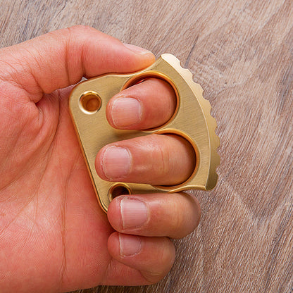 Noccoliere in ottone a 2 dita Afrankart DFK - Gadget EDC Tacsafeworld