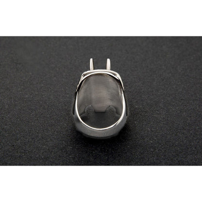Wolf Head Full Stainless Steel Women's Self Defense Ring - Tacsafeworld EDC Gadgets