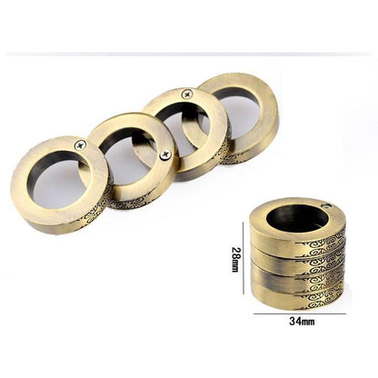 Zinc Alloy Folding Brass Knuckles Self Defense Tools For Women - Tacsafeworld EDC Gadgets